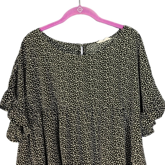 First Love Coffee By Candlelight Tiered Ruffle Top - Picture 3 of 8